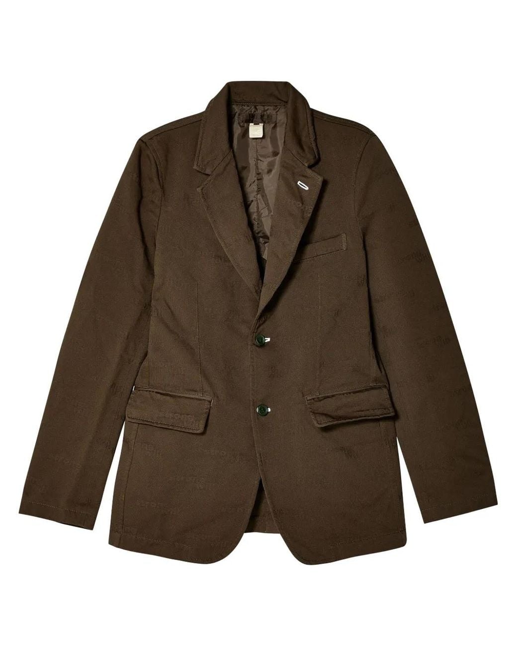 Comme des Garçons Brown Jacquard Blazer for men