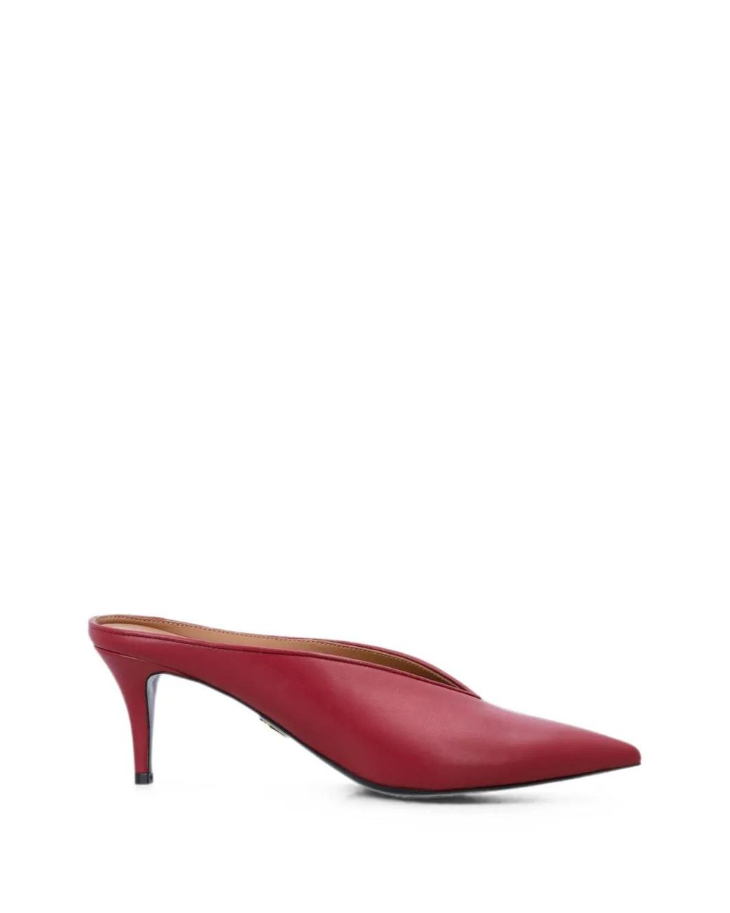 Stella McCartney Pink Pointed-Toe V-Cut Mules