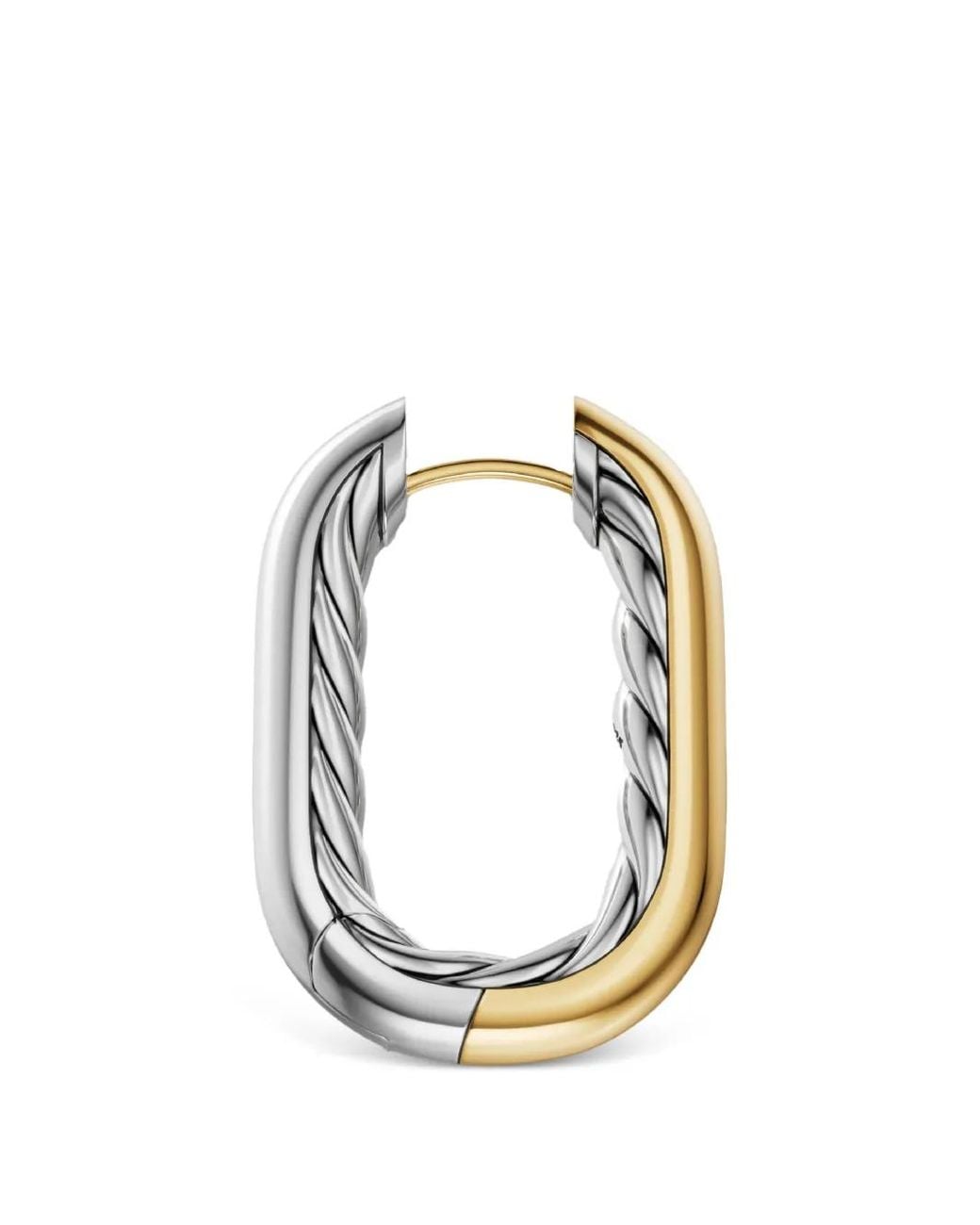David Yurman Metallic Dy Madison Smooth Hoop Earrings