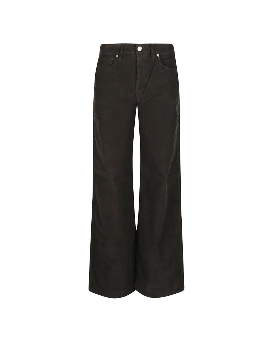PT Torino Black Wide-Leg Trousers