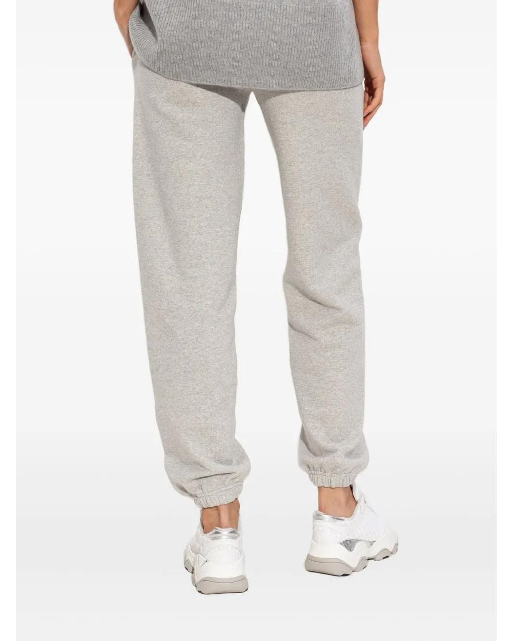 Jil Sander Gray Drawstring-Waist Track Pants
