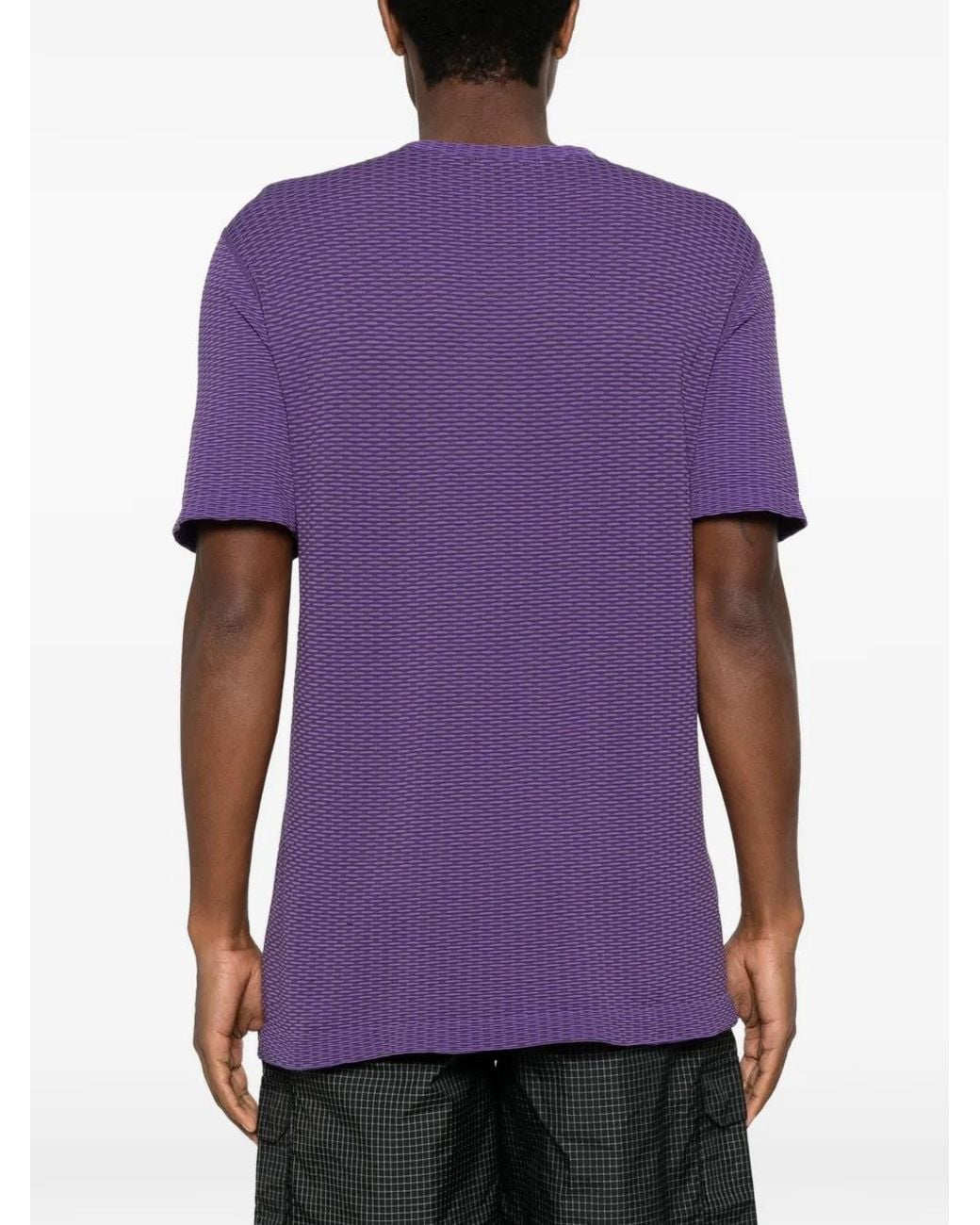 Roa Purple Hivee Dryarn Seamless T-Shirt for men