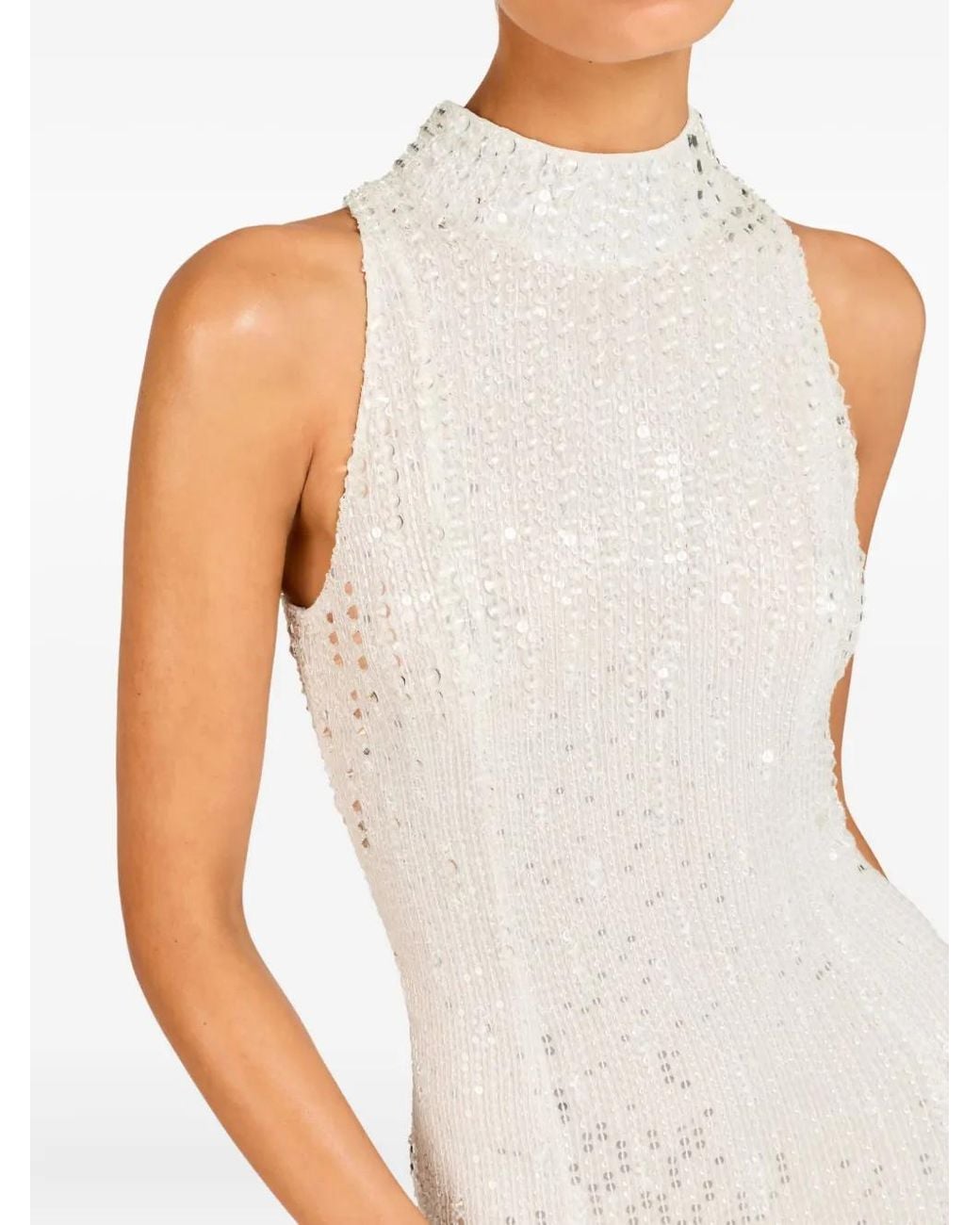 Jenny Packham White Benue Maxi Dress