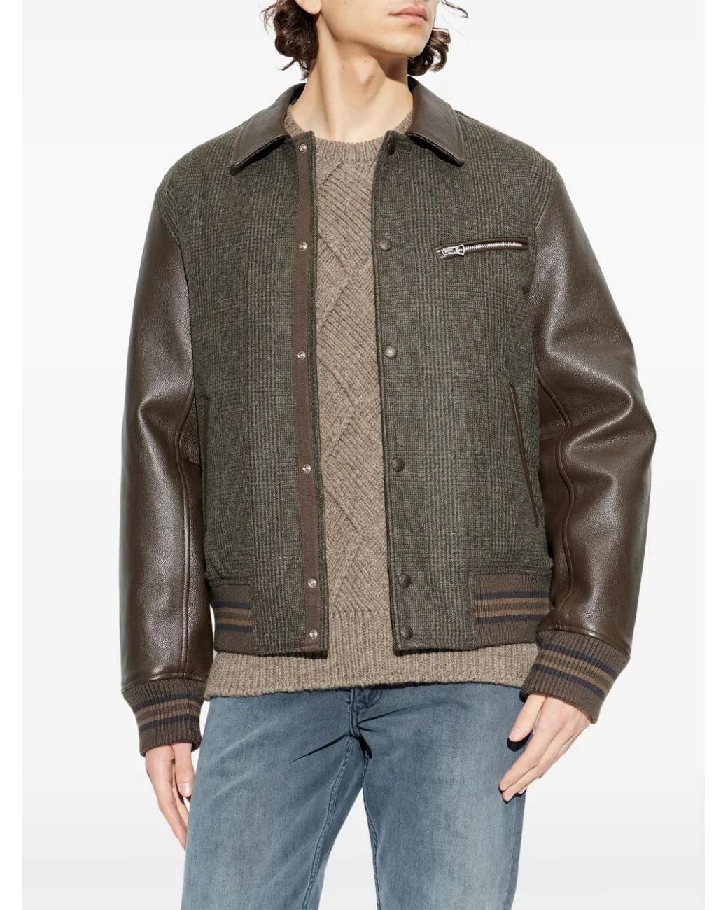Rag & Bone Green Checked Jacket for men