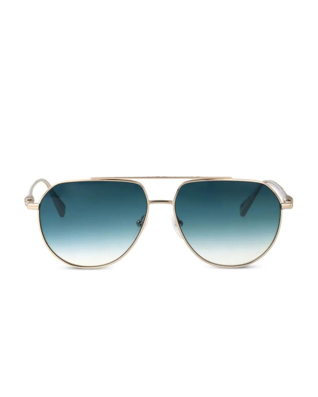 Longchamp Blue Metal-Frame Gradient Sunglasses