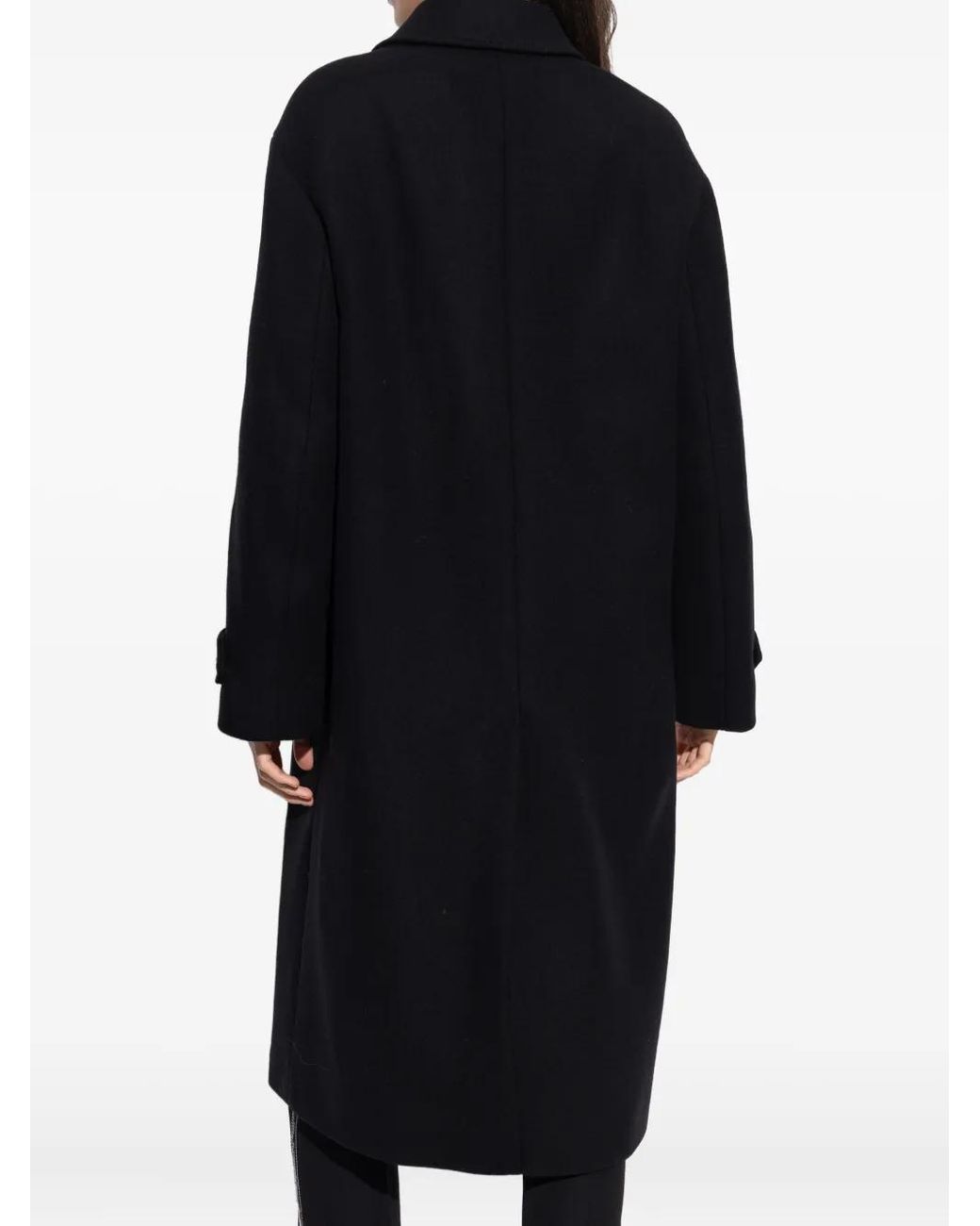Versace Black Single-Breasted Coat