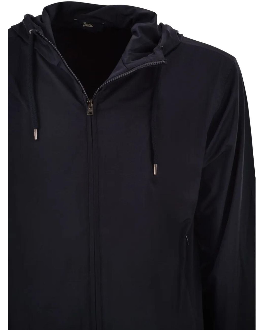Chaqueta Con Capucha Y Cremallera Herno de hombre de color Blue