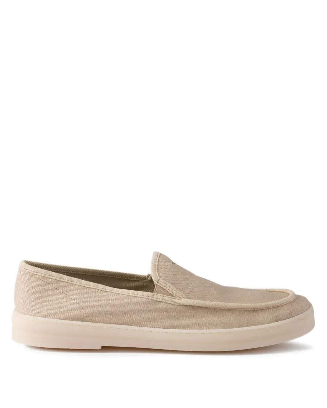 Prada Multicolor Fabric Loafers for men