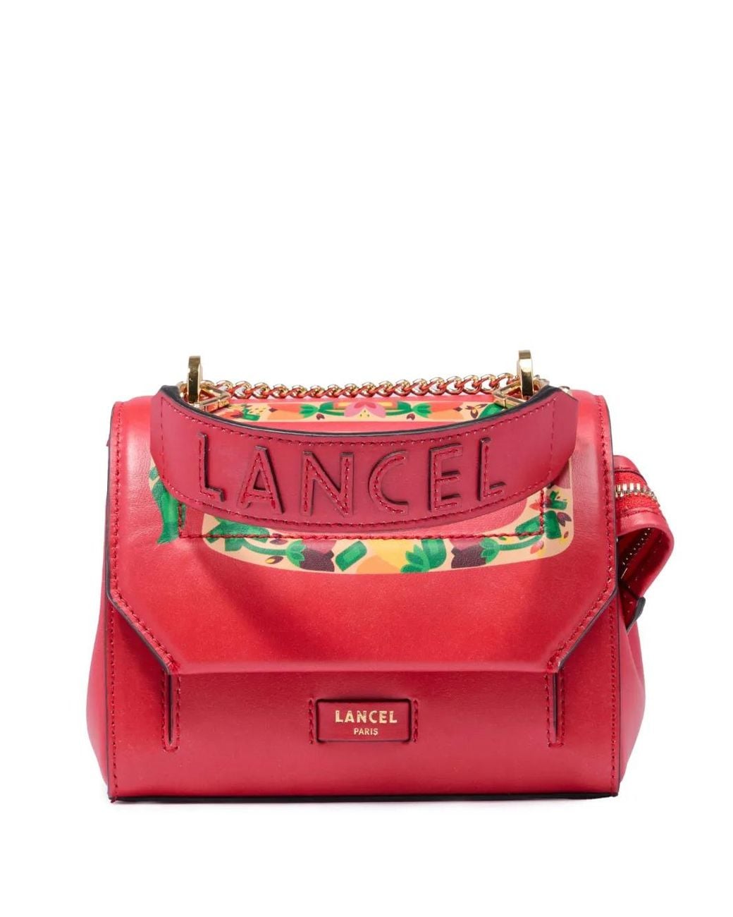 Lancel Red Ninon S Cross Body Bag