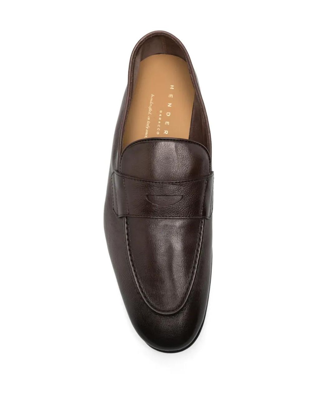 Henderson Gray Leather Loafers for men