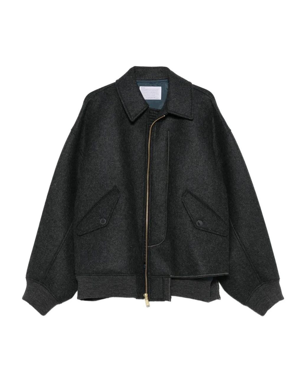 Giacca Con Zip di Kolor in Black da Uomo