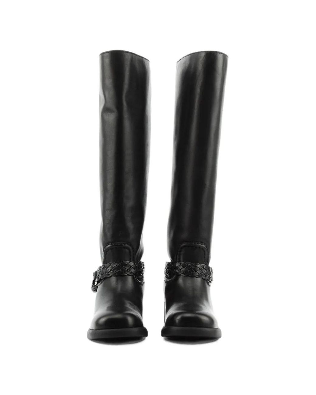 Nubikk Black Lizzy Lynn Braided Boots