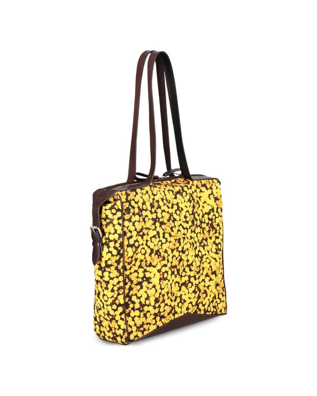 Dries Van Noten Metallic Sac Cabas Imprimé En Toile for men