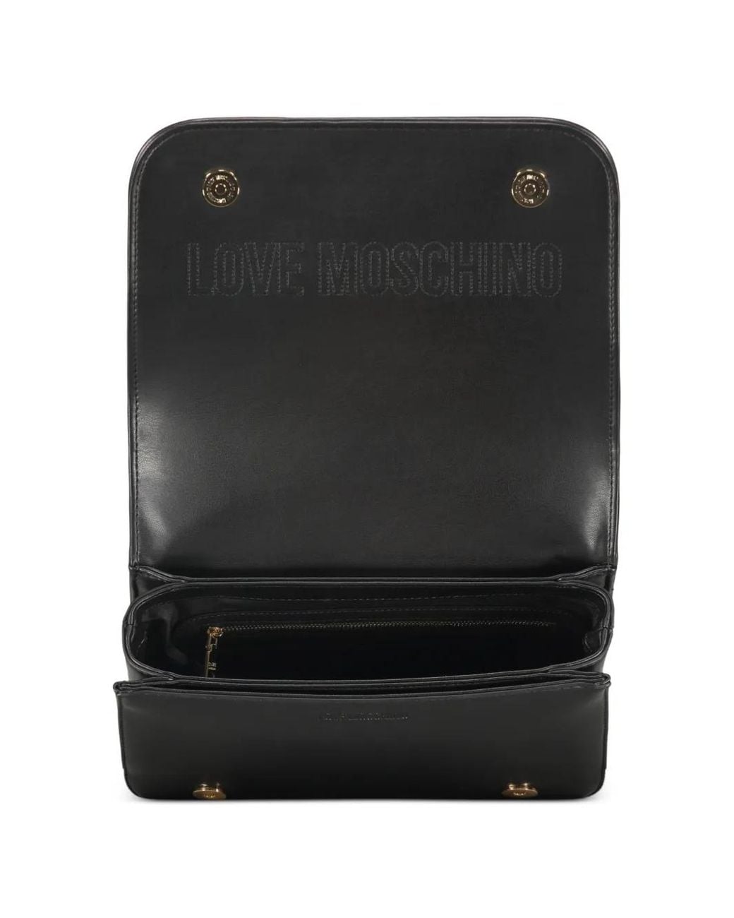 Love Moschino Gray Quilted Chain Shoulder Bag