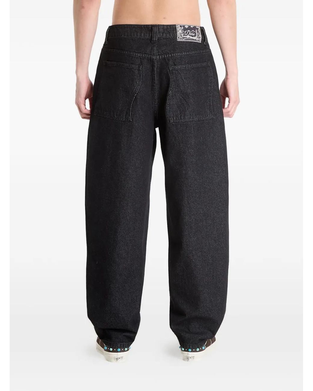 Dime Black Jean À Coupe Ample for men