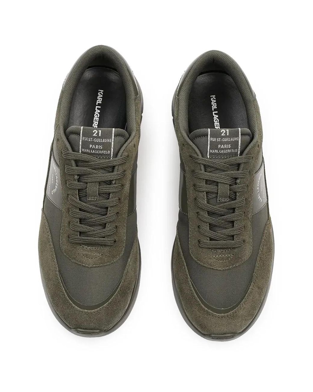 Karl Lagerfeld Green Maison Sneakers for men