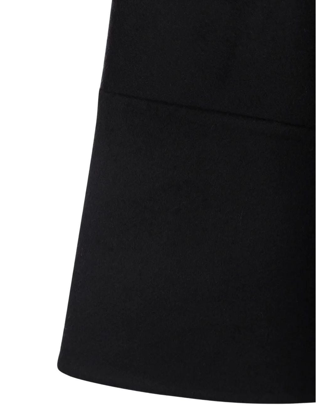 Dusan Black Opera Cashmere Long-Sleeve Coat