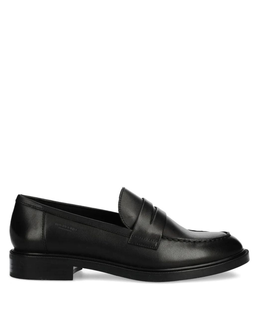 Vagabond Black Amina Leather Penny Loafers
