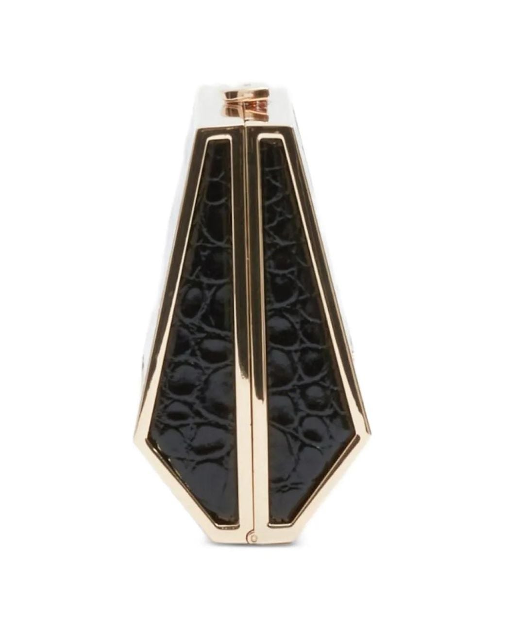 Jonathan Simkhai White Maddox Croc-Embossed Leather Clutch Bag