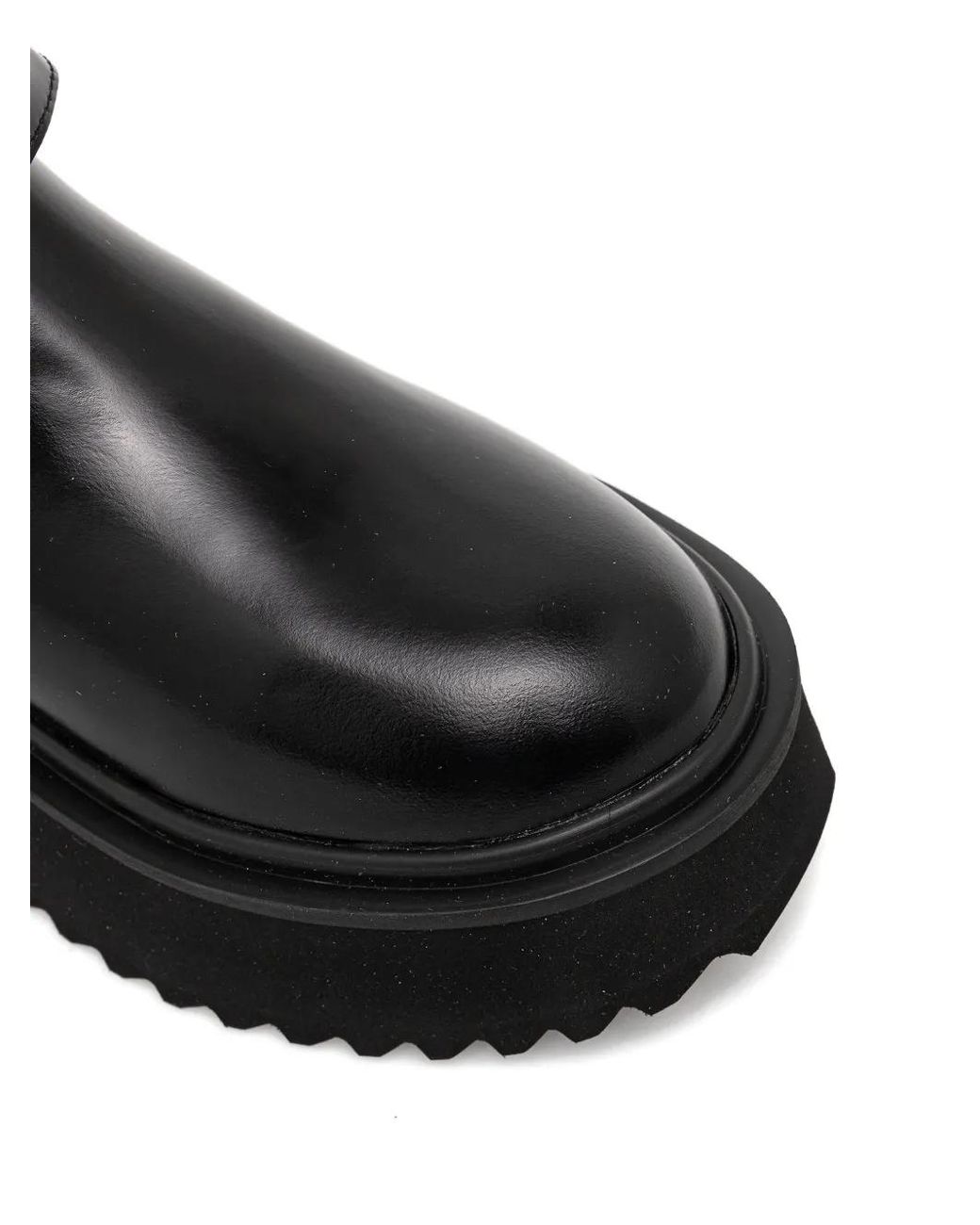Love Moschino Black Heart-Detail Platform Boots