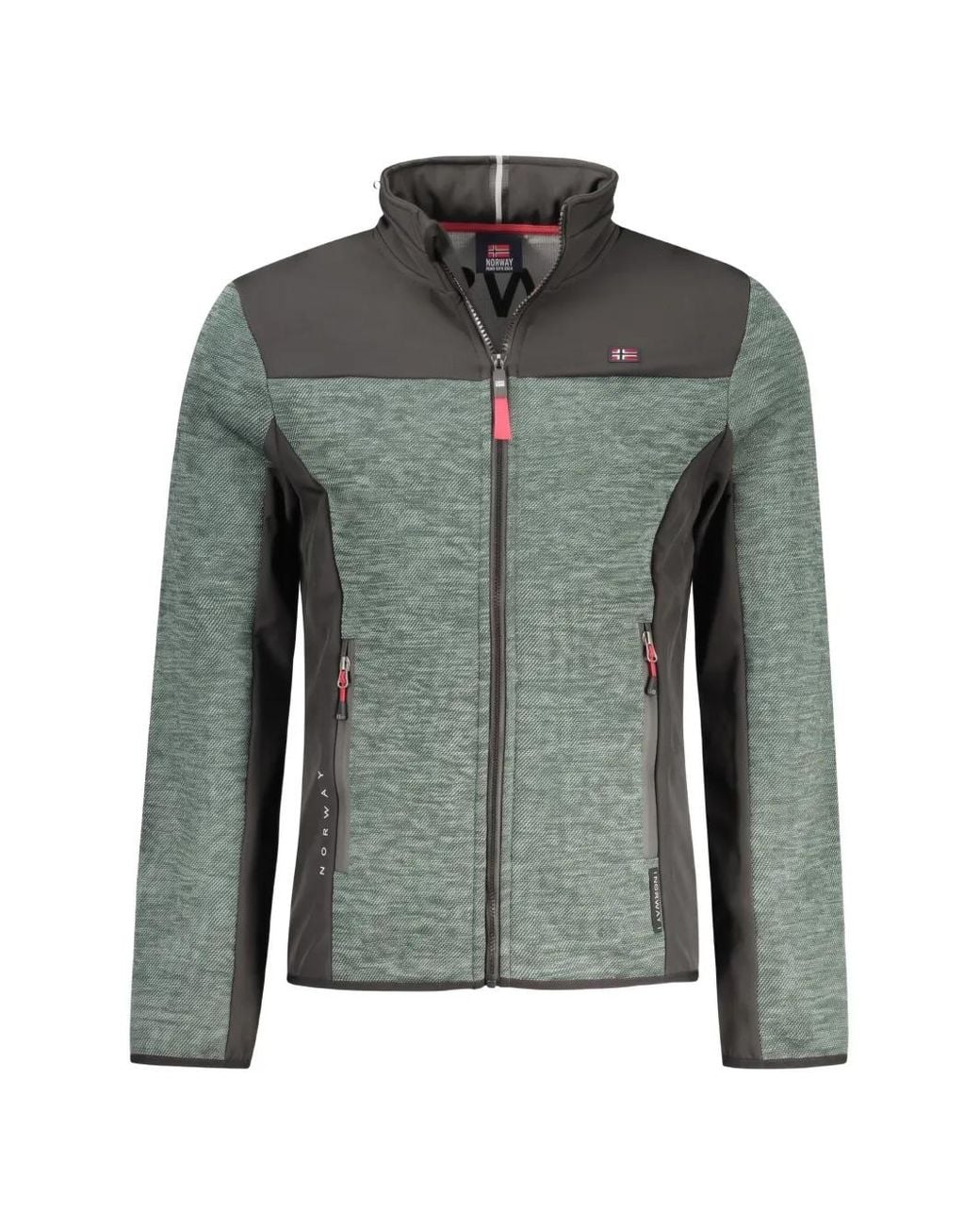 Norway 1963 Green Panelled Marl-Texture Jacket for men