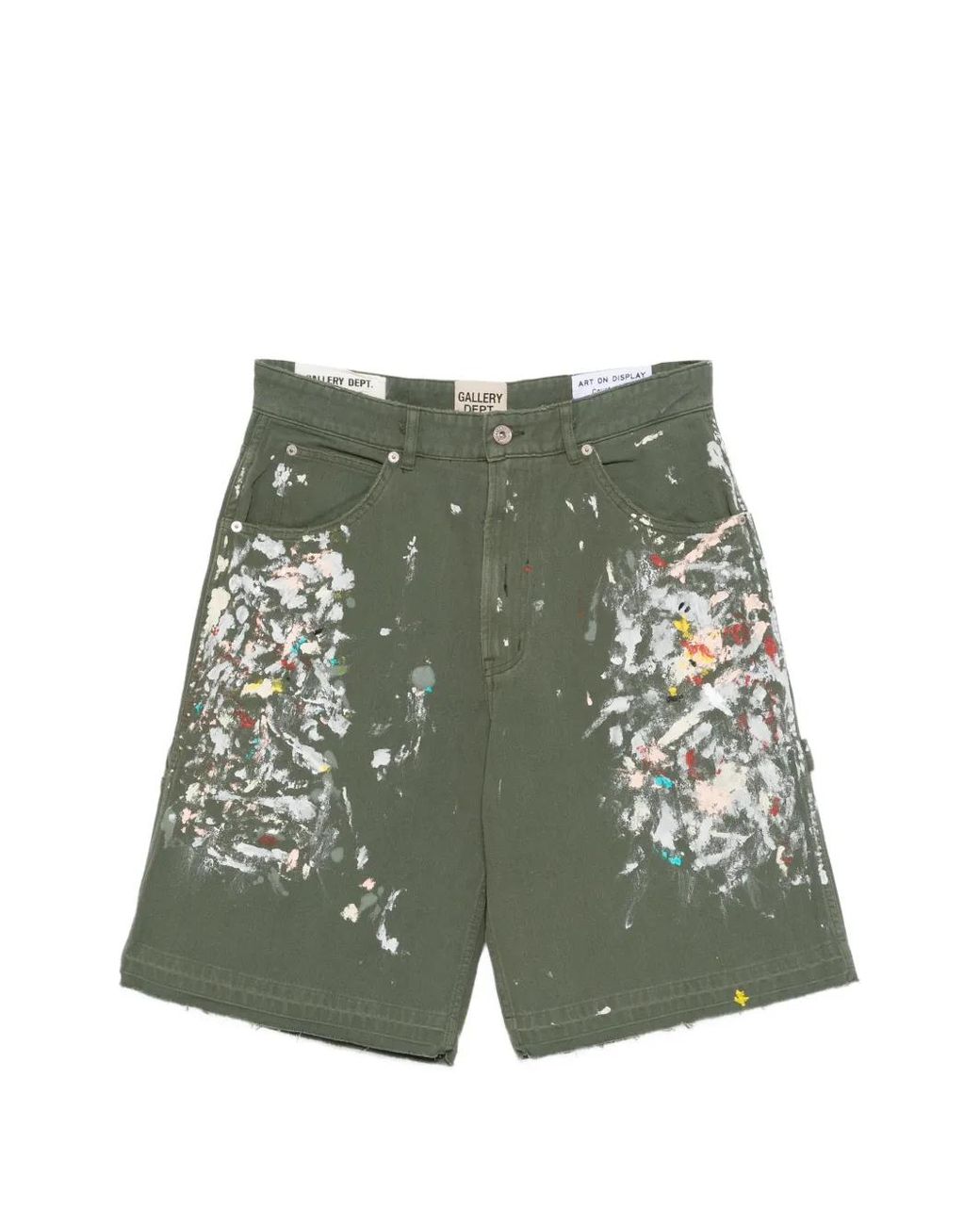 GALLERY DEPT. Shorts Met Print in het Green