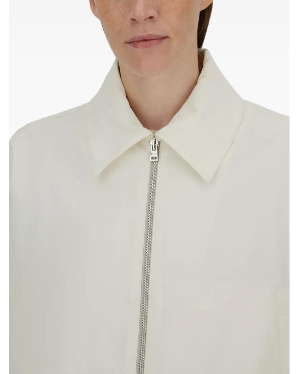 Herno White Veste Bomber Resort