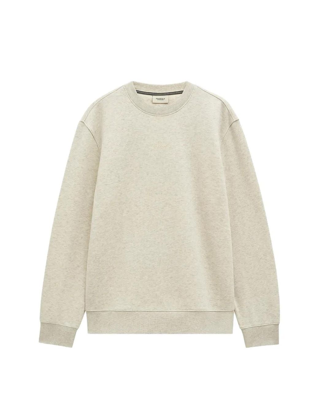 Pringle of Scotland Sweatshirt mit Rundhalsausschnitt in White für Herren