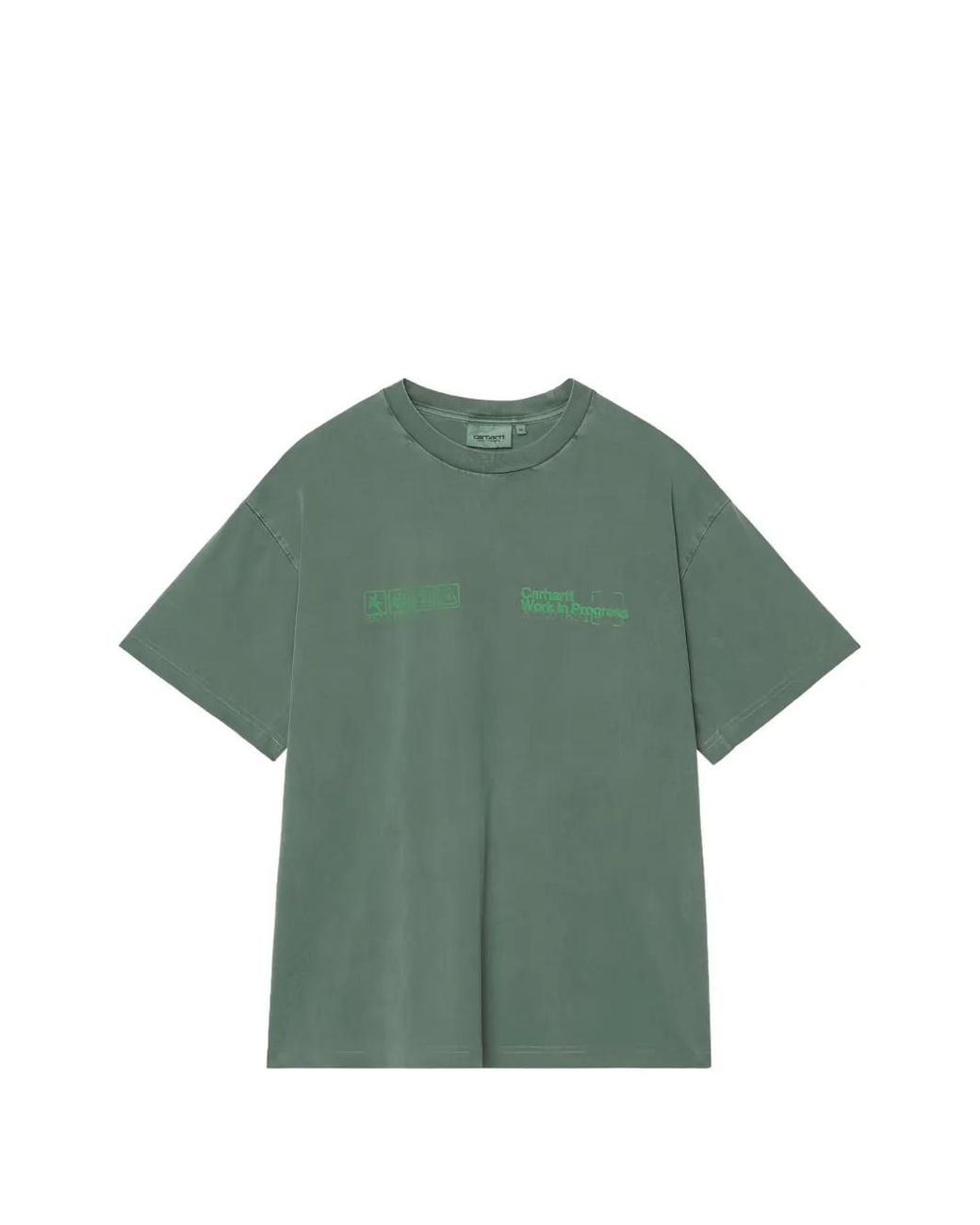 Carhartt Green Graphic-Print T-Shirt for men