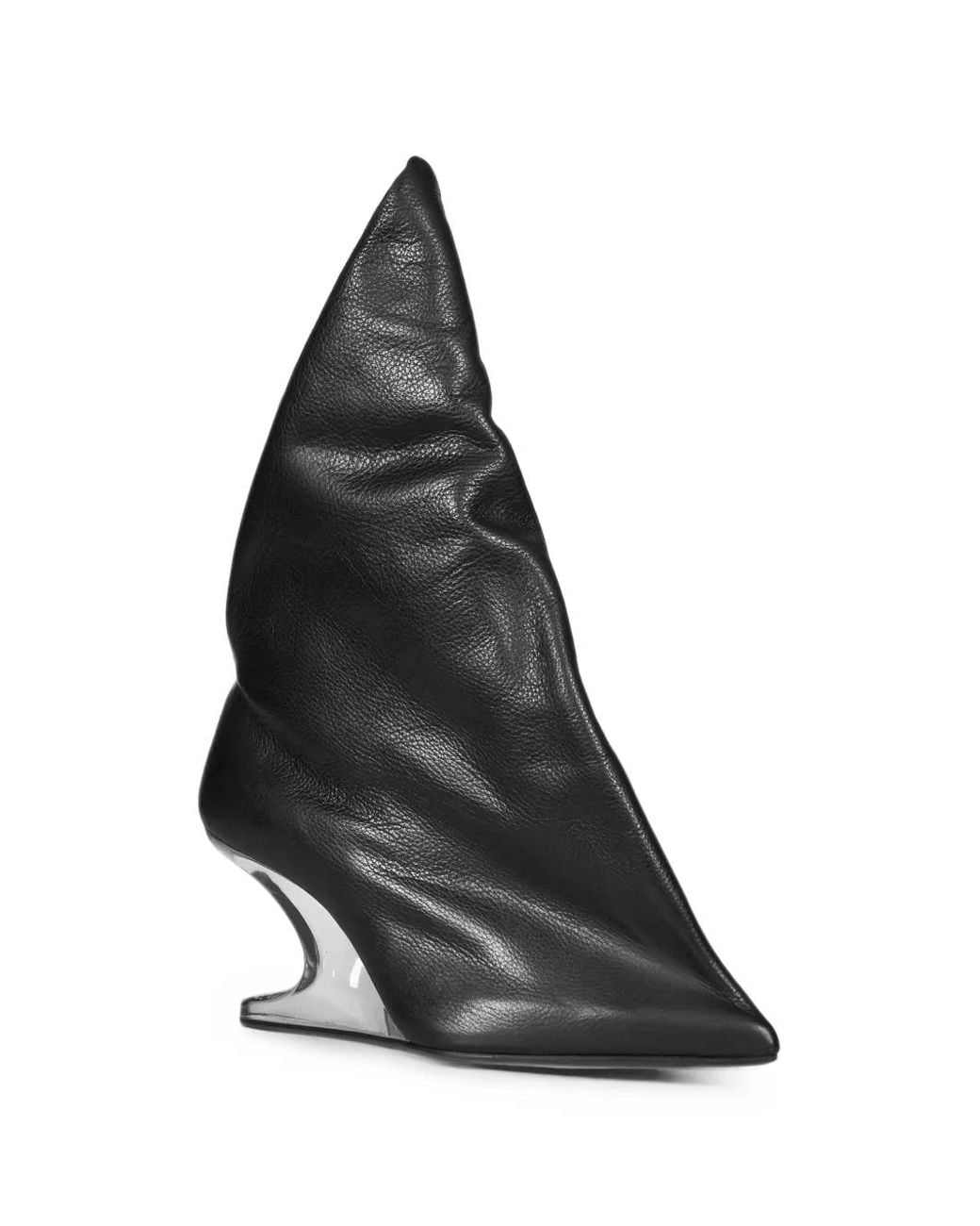Rick Owens Black Strutter Taco 8 Boots