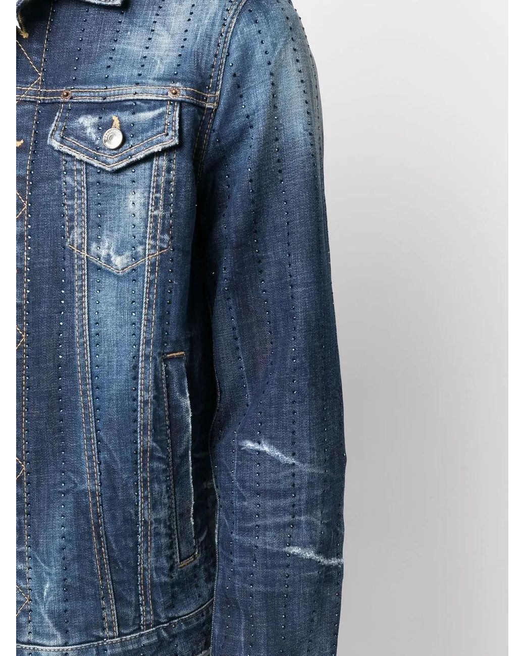 DSquared² Denim Jack in het Blue voor heren