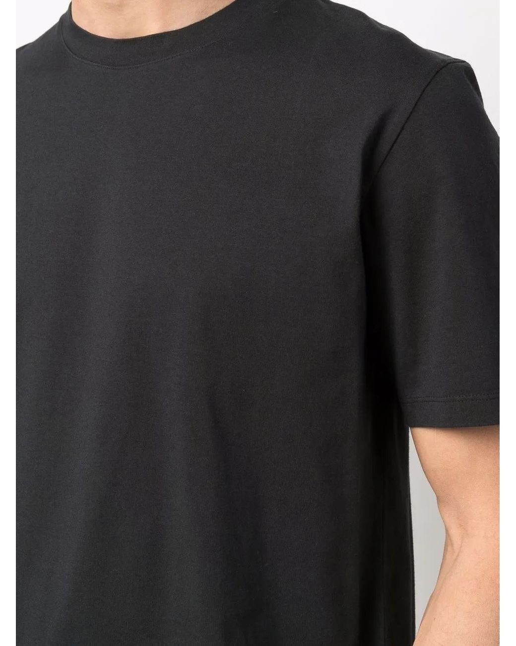 Maison Margiela Black Crew-Neck Cotton T-Shirt for men