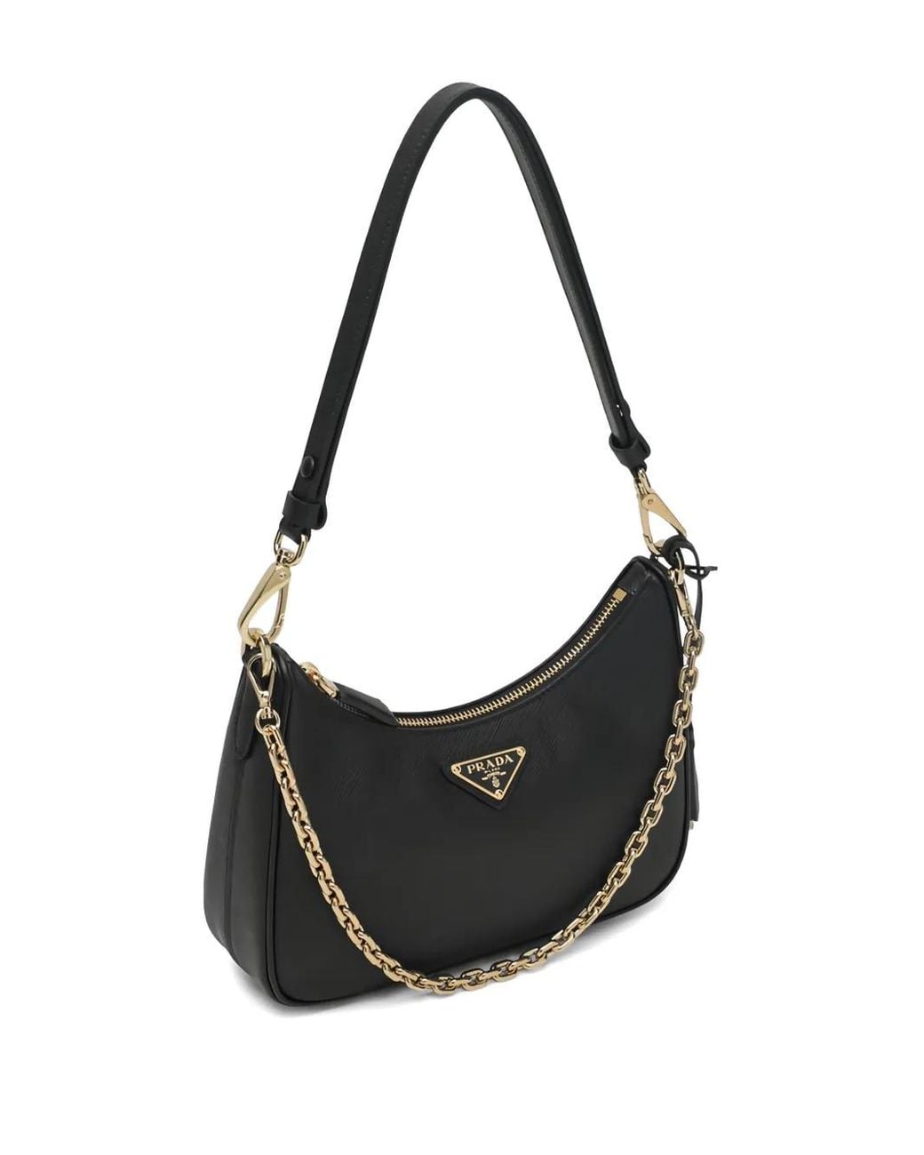 Prada Re-Edition Mini-Schoudertas in het Black