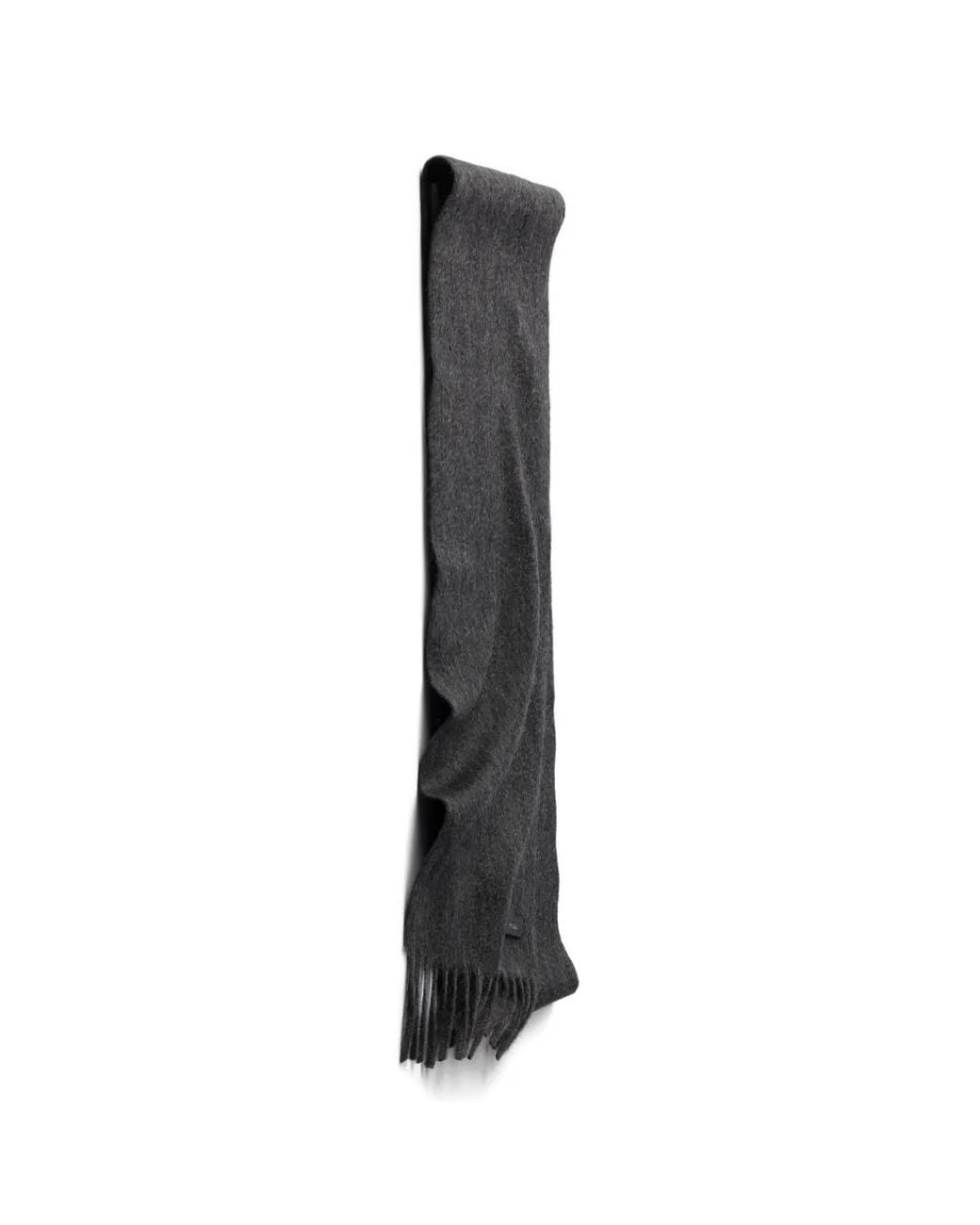 Prada Black Solid Cashmere Scarf for men