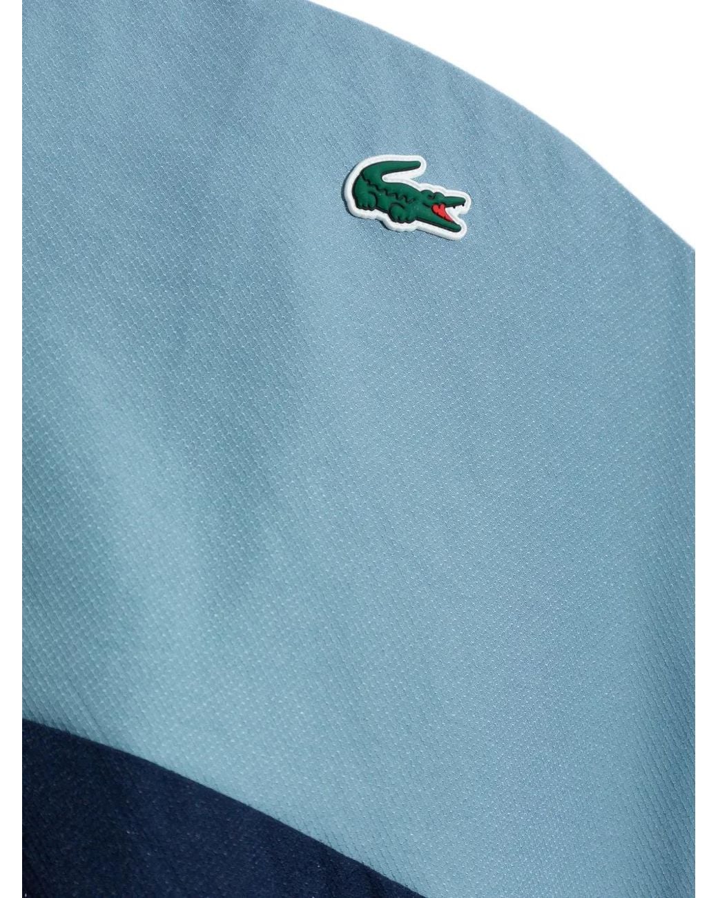 Lacoste Blue Light Jacket With Hood for men