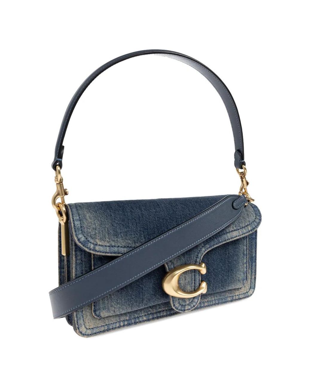 Borsa Tote Tabby Con Logo di COACH in Blue