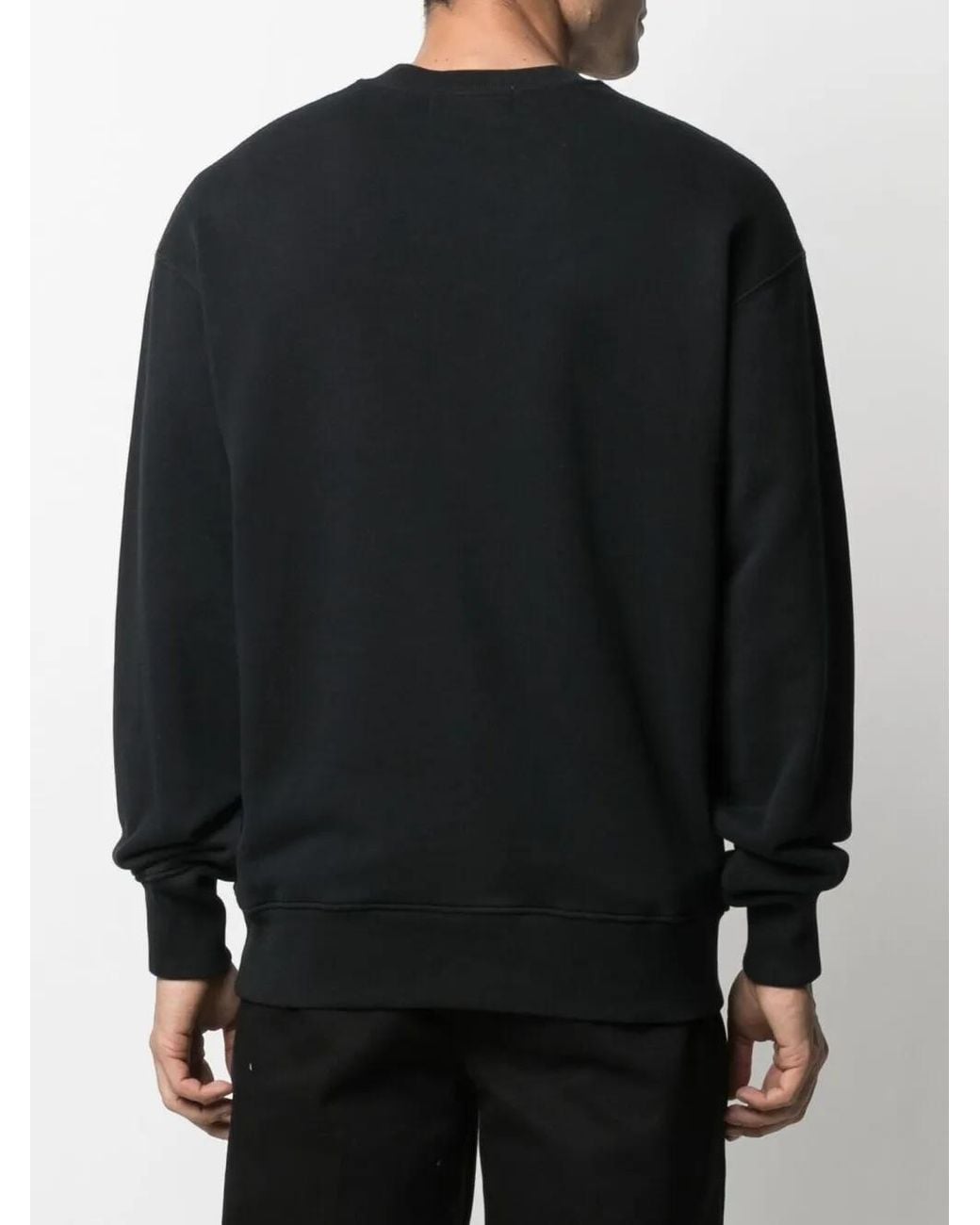 FELPA LOGO RICAMATO di Ambush in Black da Uomo