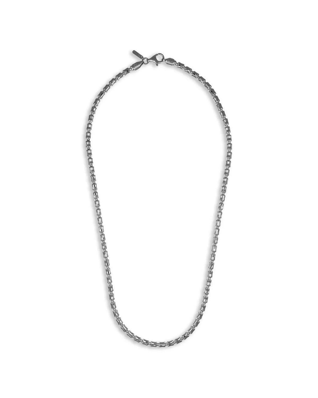 Collier 4 Barrel Crystal Desmo pour homme en coloris White