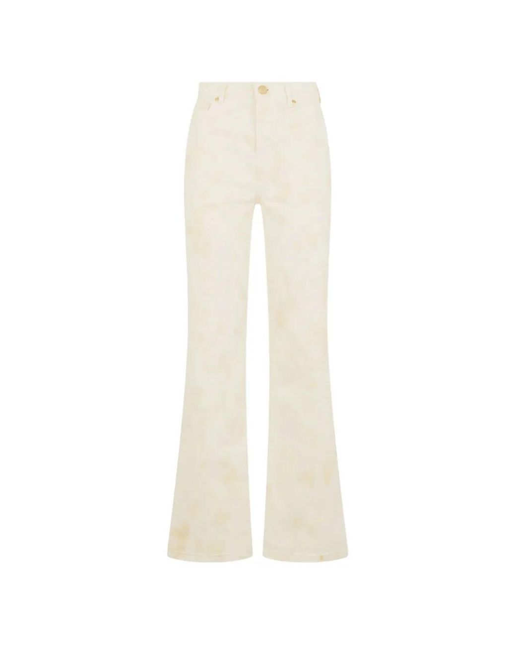 Roberto Cavalli White Flared Jeans