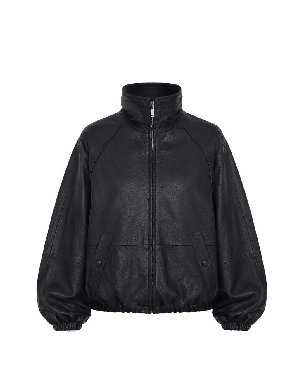 Alter Ego Black Marley Zip-Up Jacket