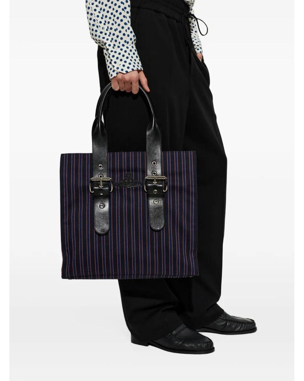 Vivienne Westwood Black Alex Tote Bag