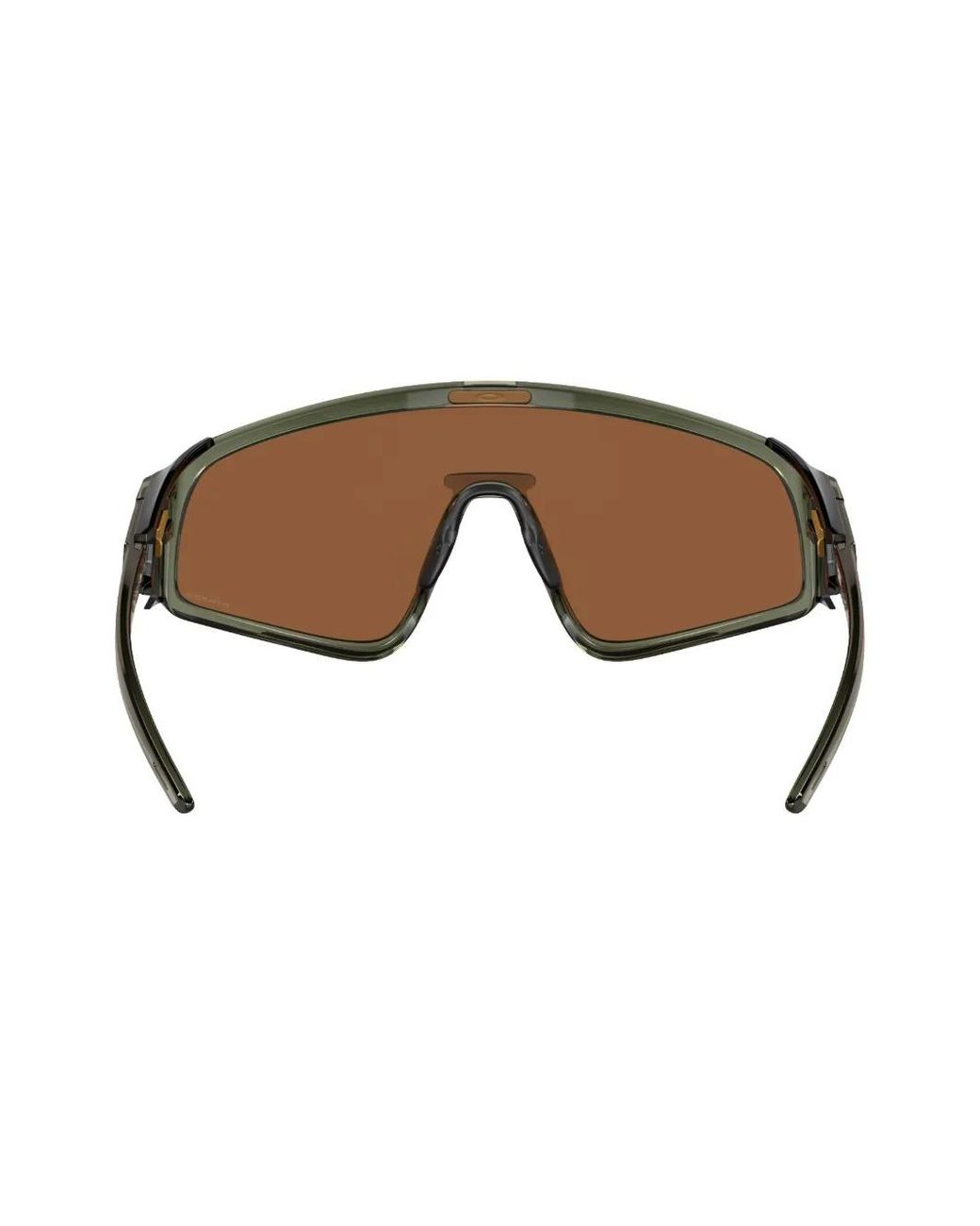 Oakley Green Latch Panel Shield-Frame Sunglasses