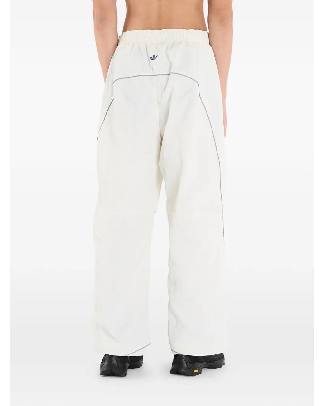 Adidas White Airdrome Shield Panelled Trousers