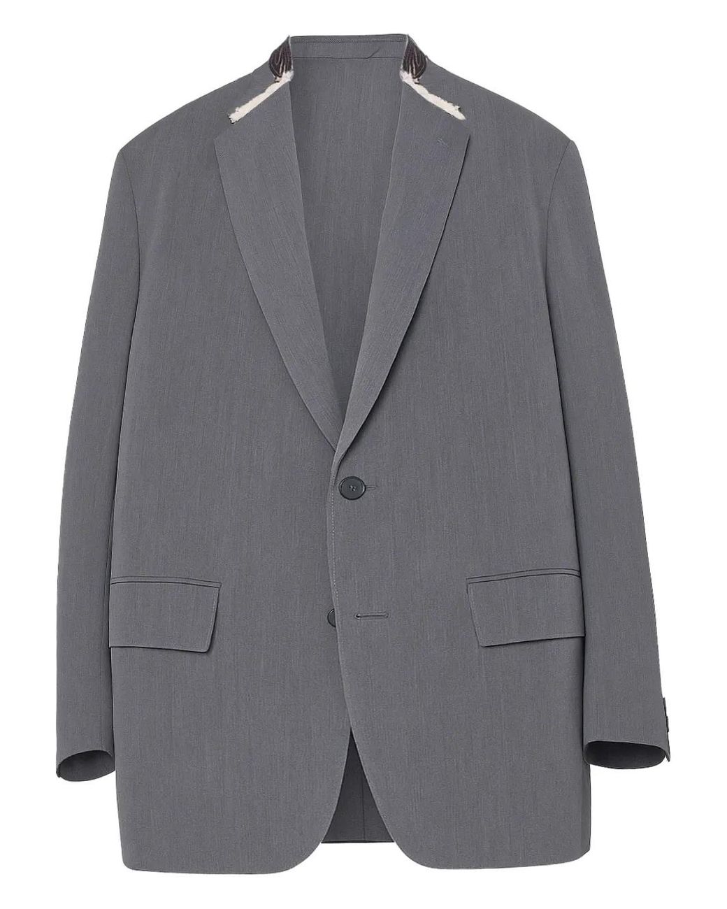 Kolor Jack Met Gekerfde Revers in het Gray voor heren