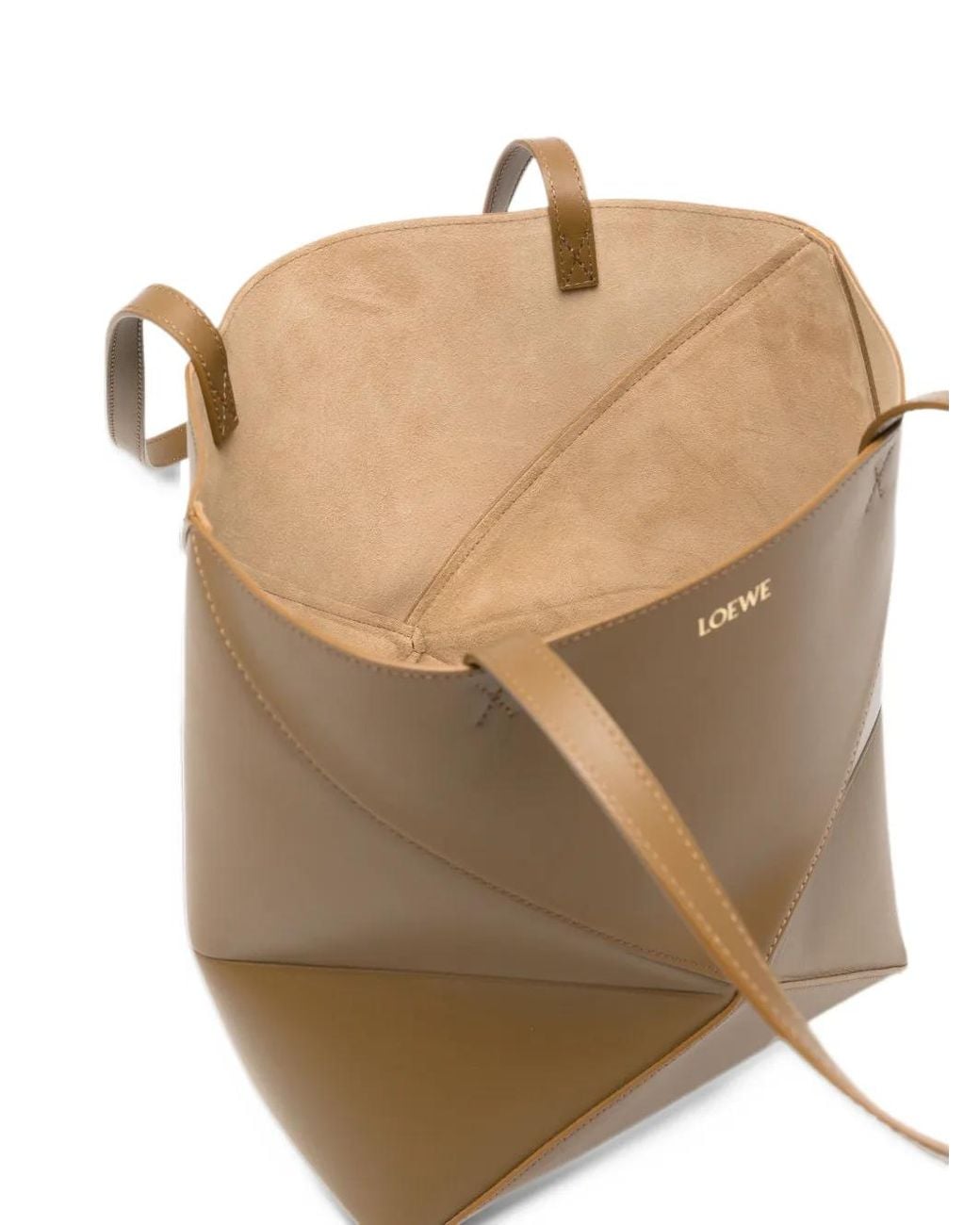 Loewe Brown Puzzle Leather Shoulder Bag