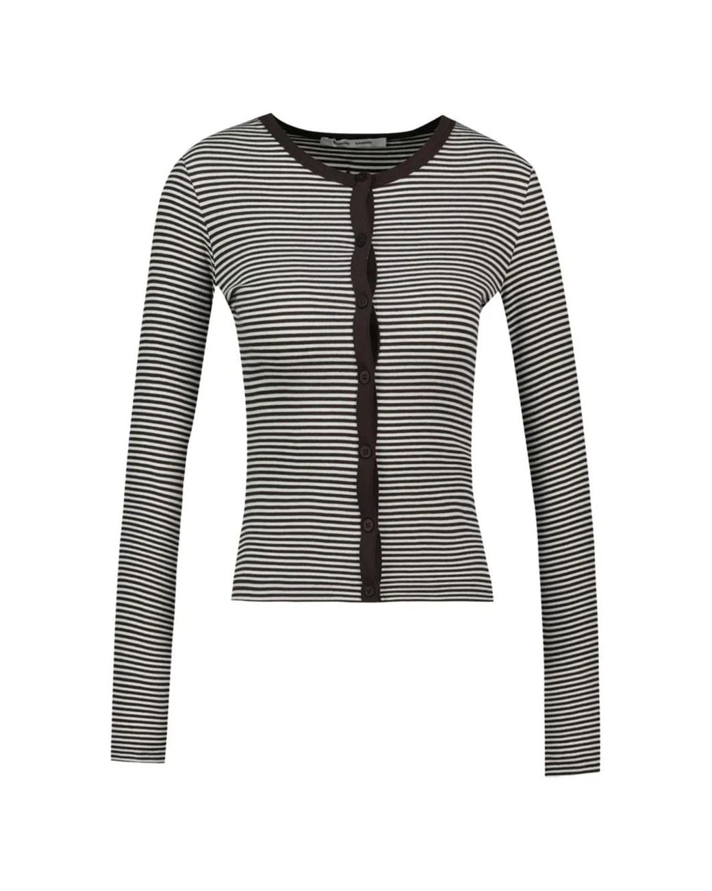 Samsøe & Samsøe Gestreept Vest in het Gray