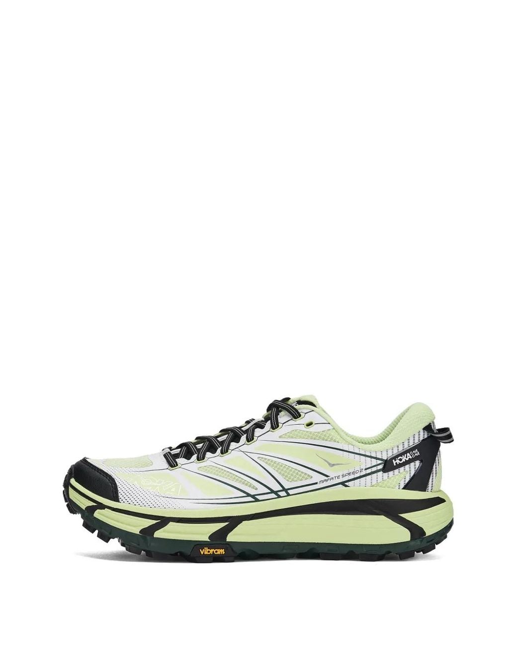 Hoka One One Green Lace-Up Trainers for men
