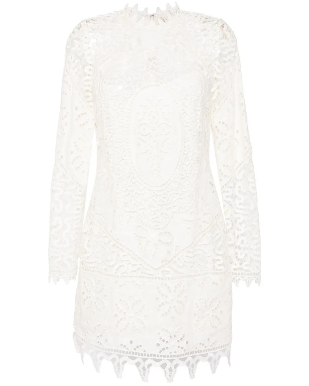 Ulla Johnson Eleni Mini-Jurk in het White