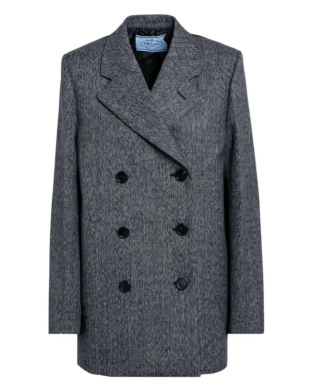 Prada Black Blazer Mit Einsätzen