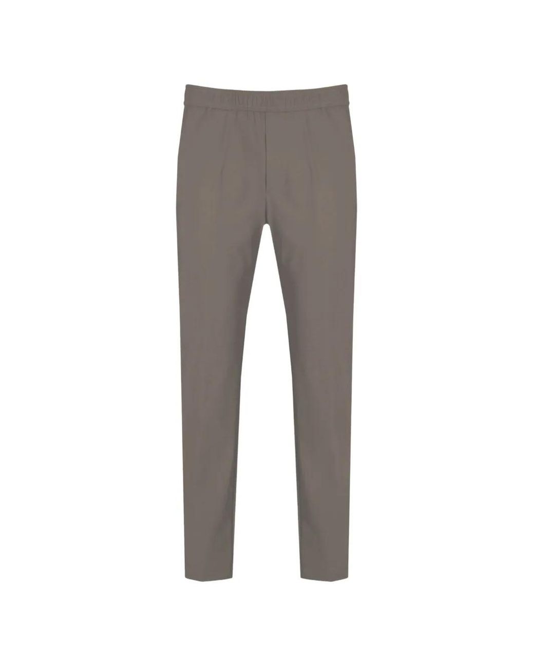 Pmds Gray Steve Elasticated-Waistband Trousers for men